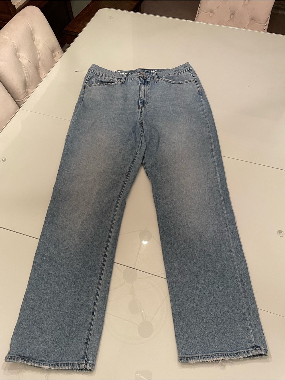 J. Crew Light Blue Straight-Leg Jeans